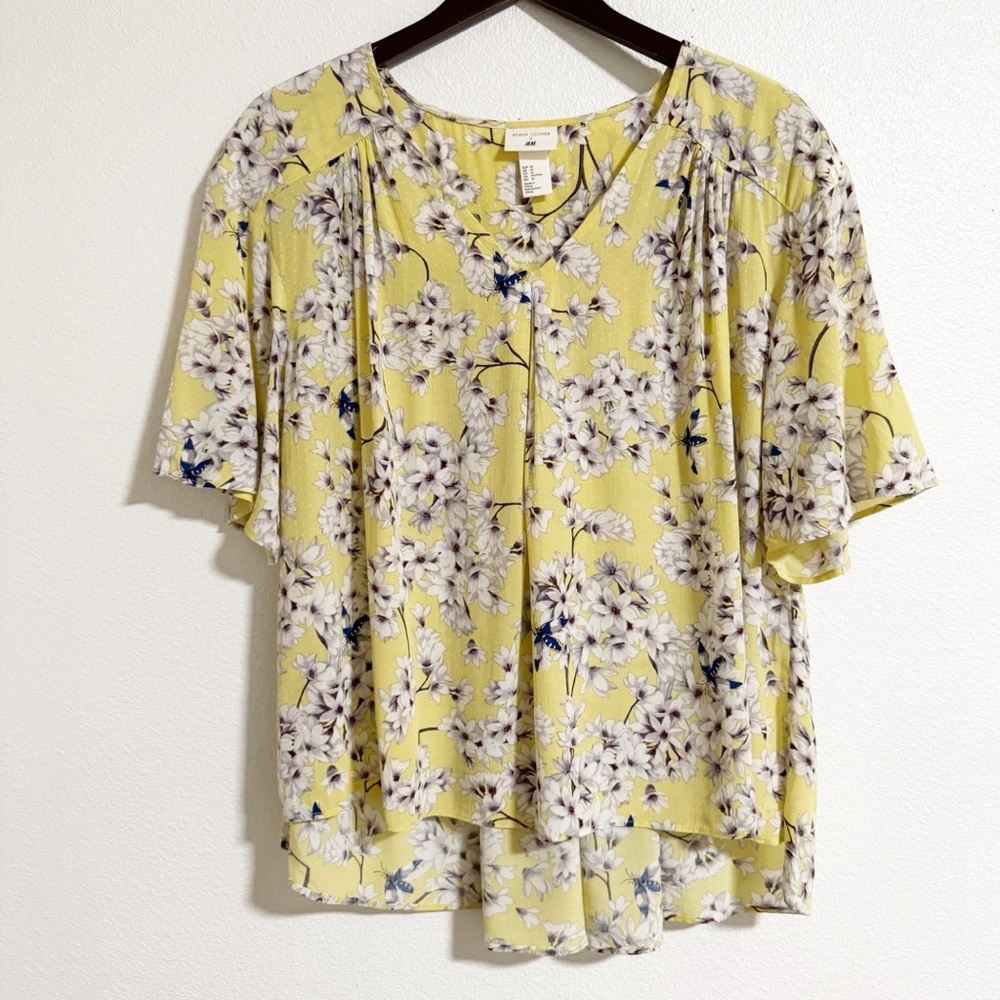 Anna Glover X H&M Floral Butterfly Blouse